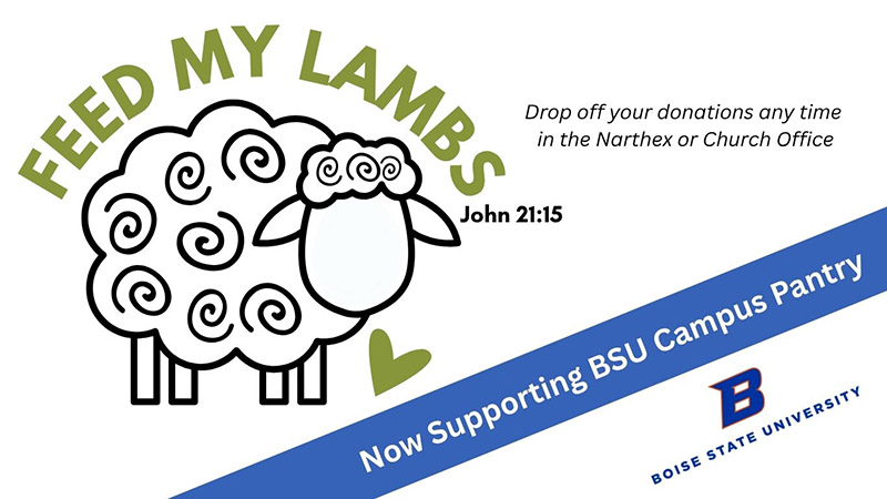 Feed My Lambs flyer